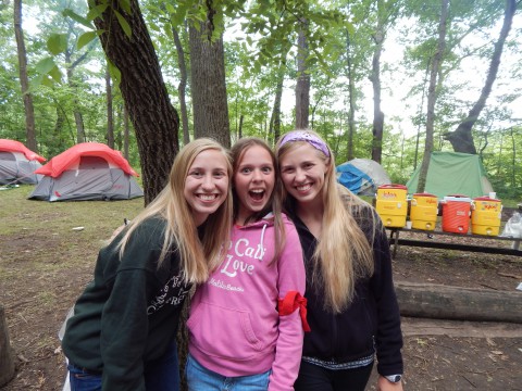 3 girls and their summer story at Camp Friedenswald