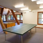Lakeview Lodge game area at Camp Friedenswald