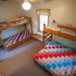 Sycamore Lodge bedroom #1 at Camp Friedenswald