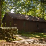 Back view of Sycamore Lodge at Camp Friedenswald