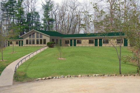 Guest House renovations including new common gathering area at Camp Friedenswald